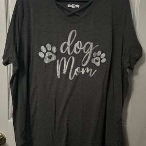 Maurices Charcoal Dog Mom Tee